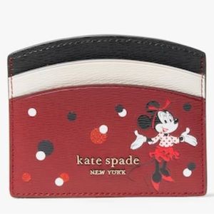♠️NWT♠️ KATE SPADE X DISNEY ♠️ MINNIE MOUSE CARDHOLDER